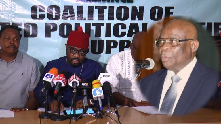 COALITION OF UNITED POLITICAL PARTIES (CUPP) CONDEMNS THE SUSPENSION OF CHIEF JUSTICE OF THE FEDERATION, WALTER ONNOGHEN.