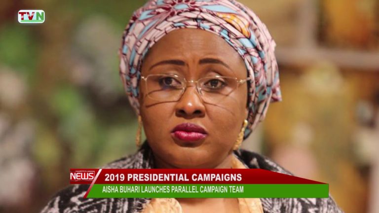 AISHA BUHARI LAUNCHES PARALLEL CAMPAIGN TEAM FOR BUHARI’S RE-ELECTION