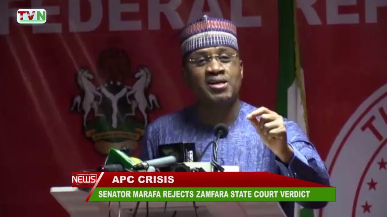 SENATOR MARAFA REJECTS ZAMFARA STATE COURT VERDICT