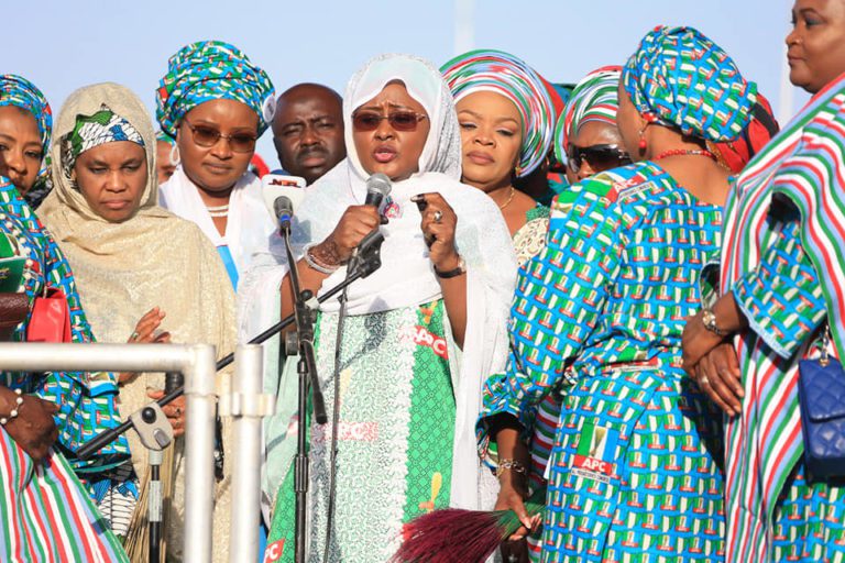 Mrs. Buhari, other women intensify campaign for election