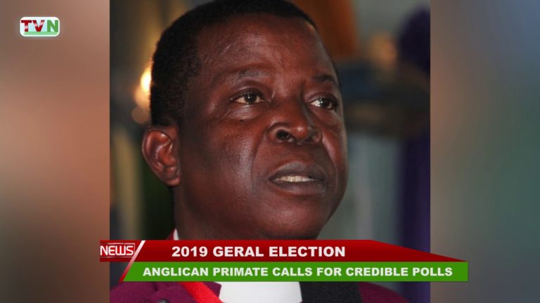 ANGLICAN PRIMATE CALLS FOR CREDIBLE POLLS