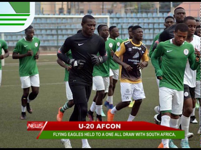 U-20 AFCON: FLYING EAGLES HELD TO A ONE ALL DRAW WITH SOUTH AFRICA