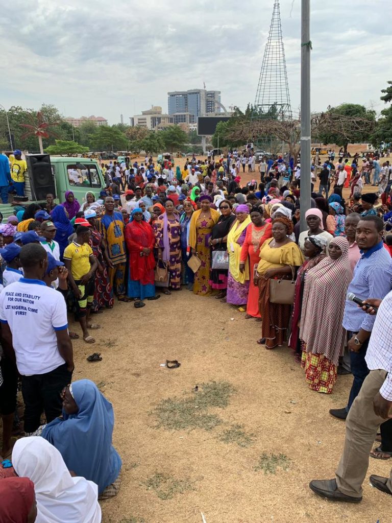 Two million women rally for democracy, calls on Atiku to eschew bitterness over polls