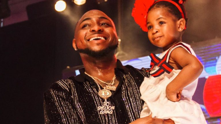 Pop star, Davido celebrates baby at 4