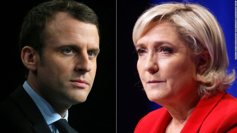 President Macron suffers defeat as Le Pen edges ahead in EU votes