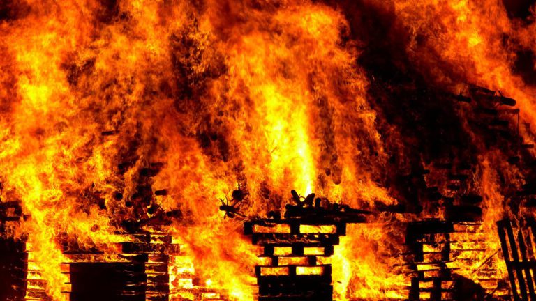 FIRE RAZES GSM VILLAGE