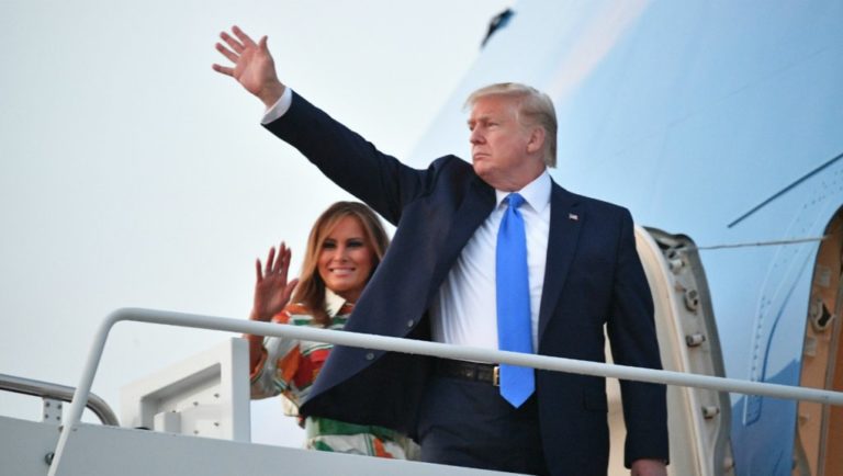 TRUMP ARRIVES UK, FIRES SHOT AT MAYOR OF LONDON