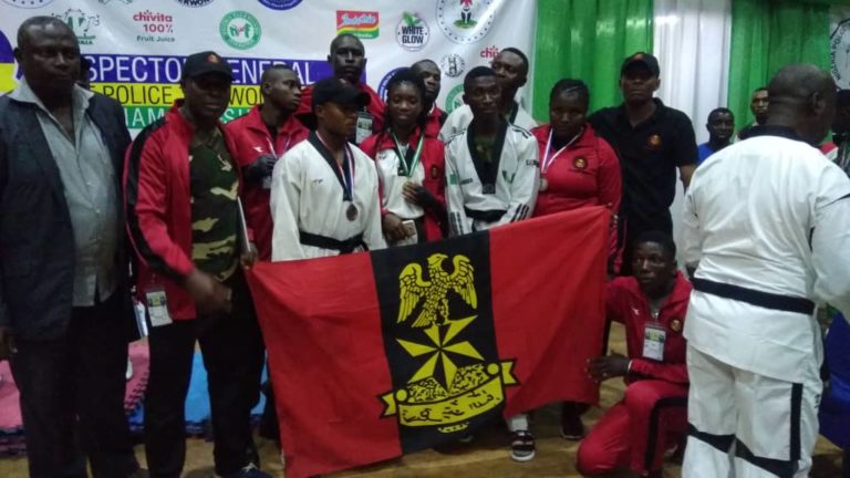 Nigerian Army team wins big at IGP Taekwando competition