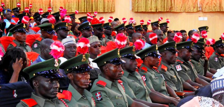 Brace-up to defend your fatherland, CDS urges troops as the Nigerian Army graduates 259 officer cadets
