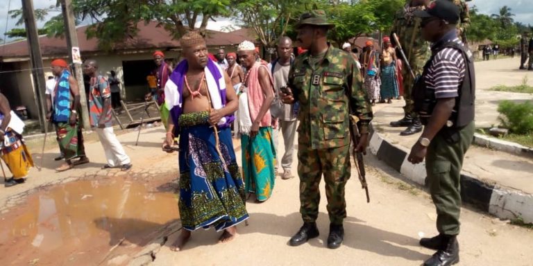 Troops arrest 27 IPOB members, recover arms in Imo
