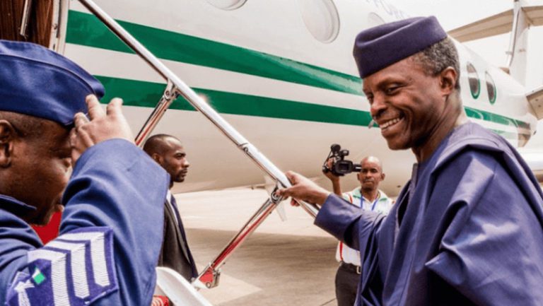 Osinbajo departs for Niamey to represent Buhari at ECOWAS summit