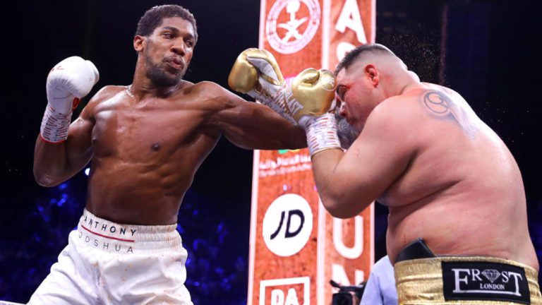 Buhari congratulates Anthony Joshua on victory