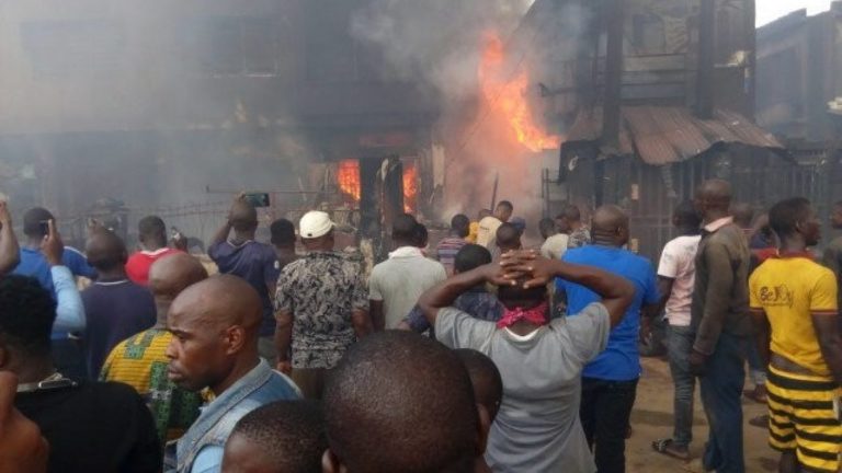 17 injured, 4 buildings collapsed from Balogun fire – LASEMA
