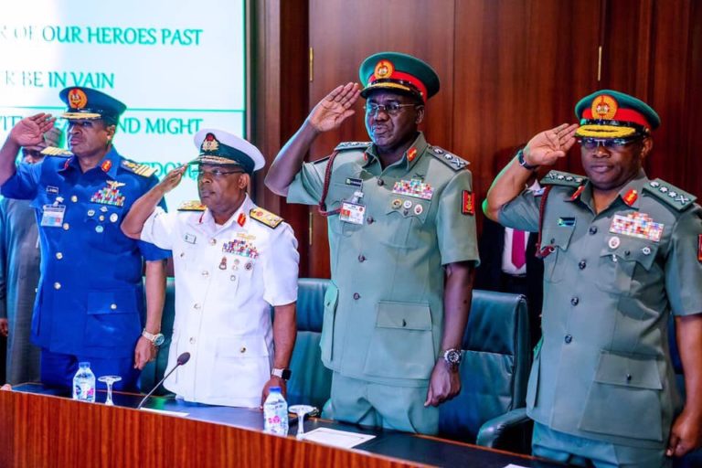 Service Chiefs can’t be sacked, says FG