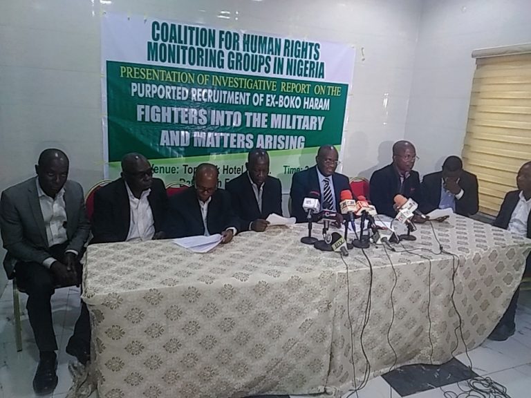 Ex-Boko Haram fighters: Human rights group debunks recruitment allegation against military as falsehood