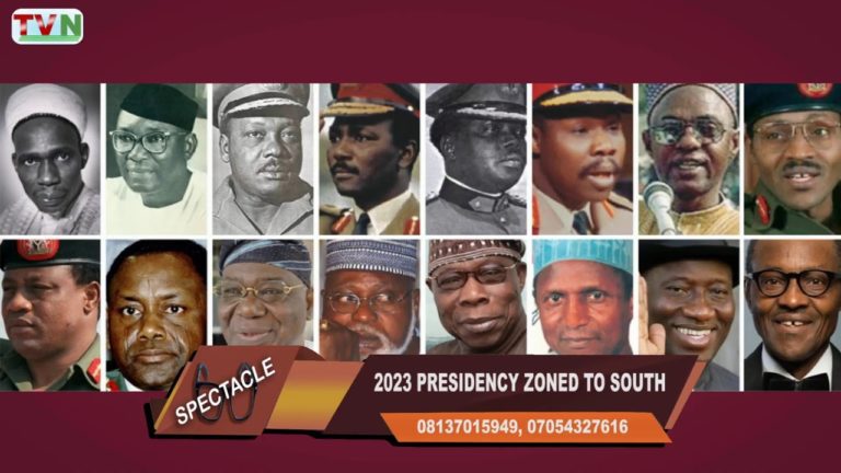 2023 PRESIDENCY ZONED TO THE SOUTH Spectacle