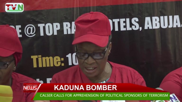 CALSER CALLS FOR ARREST OF POLITICAL SPONSORS OF TERRORISM