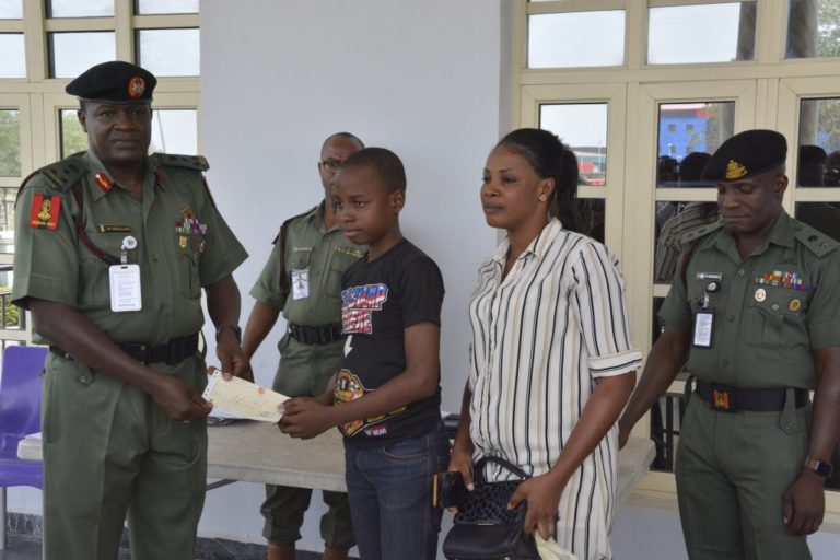 War on insurgency: Army disburse cheques to families of fallen heroes