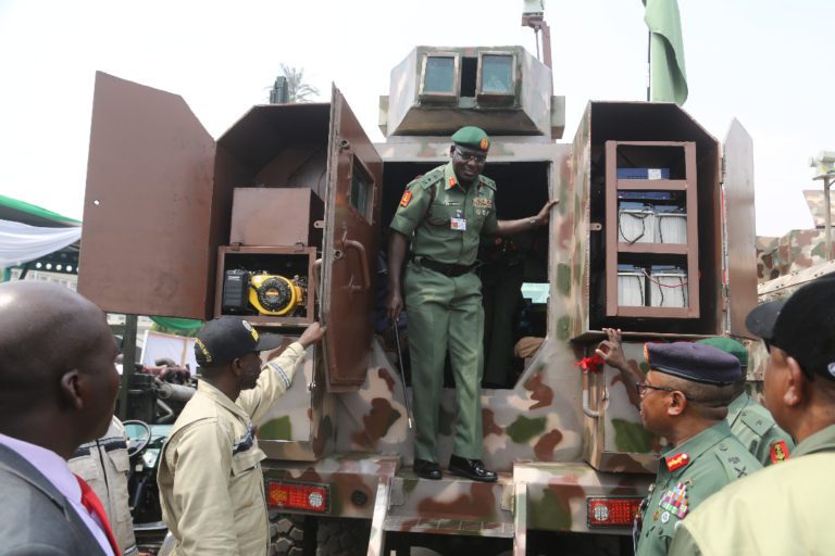 EXPO 2020: Buratai inspects Nigerian made war equipment