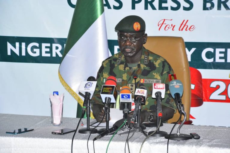 Dialogue with criminals not a military option -Buratai