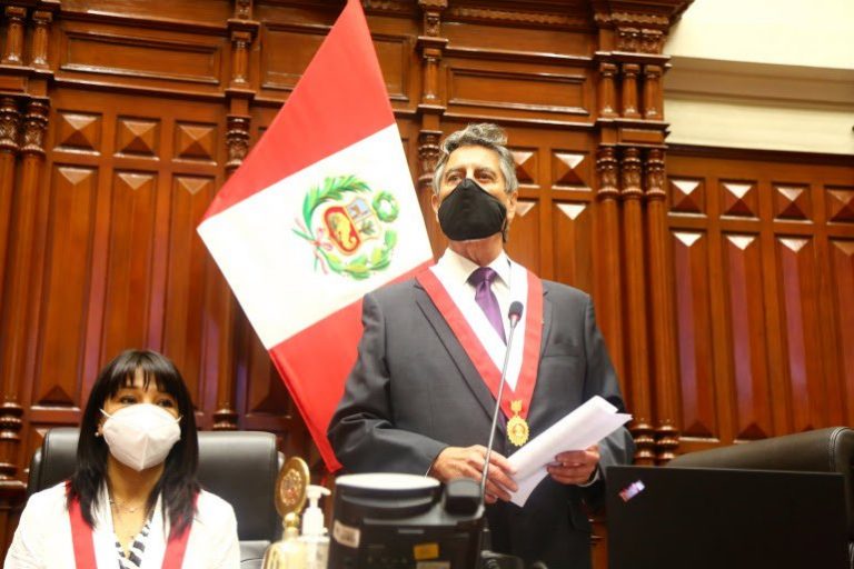 Peru names Francisco Sagasti as third president in a week
