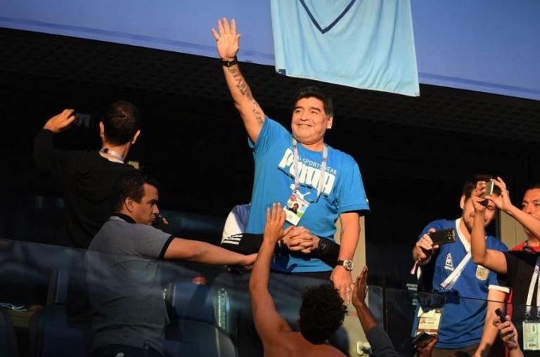 Diego Maradona hospitalised