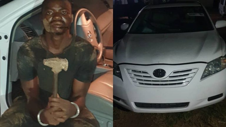 Suspected armed robber arrested with stolen car in Ogun