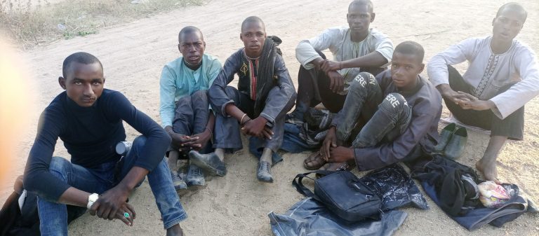 See Faces of Suspected Bandits Arrested By Troops Of Operation Accord In Zamfara State