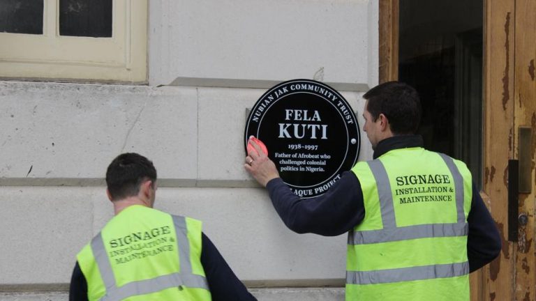 Fela Kuti’s plaque unveiled in London