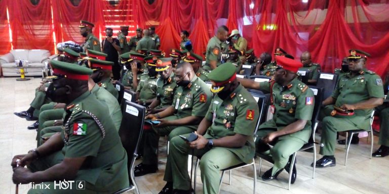 Nigerian Army Decorates 39 Senior Officers to Major Generals
