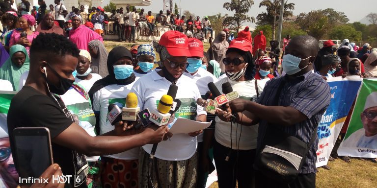 Kankara Boys: Nigerian women hold one million rally to appreciate President Buhari