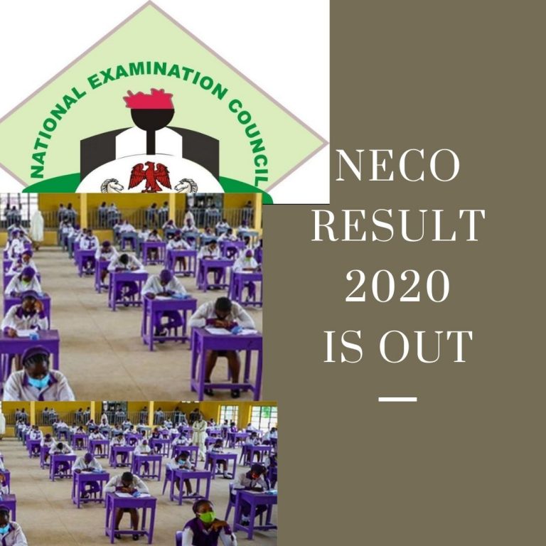 NECO result is out: 2020