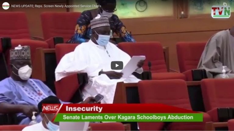 NEWS UPDATE; Reps. Screen Newly Appointed Service Chiefs