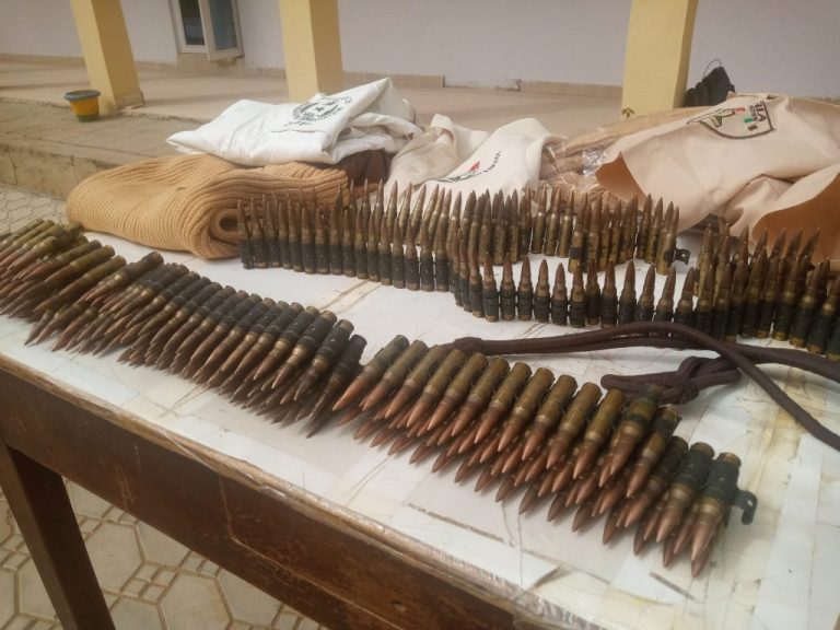 348 live ammunitions has been recovered on Thursday, in a building at the Anguwan Mahaukata area of Bauchi metropolis