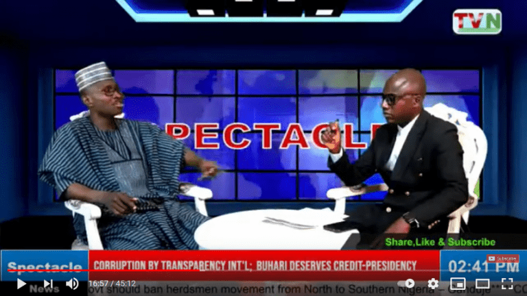 Corruption By Transparency Int'l; Buhari Deserves Credit-Presidency