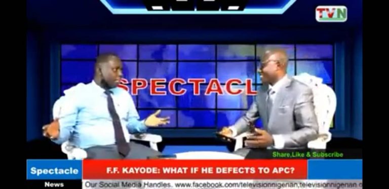 Spectacle topic: F.F. KAYODE: WHAT IF HE DEFECTS TO APC?