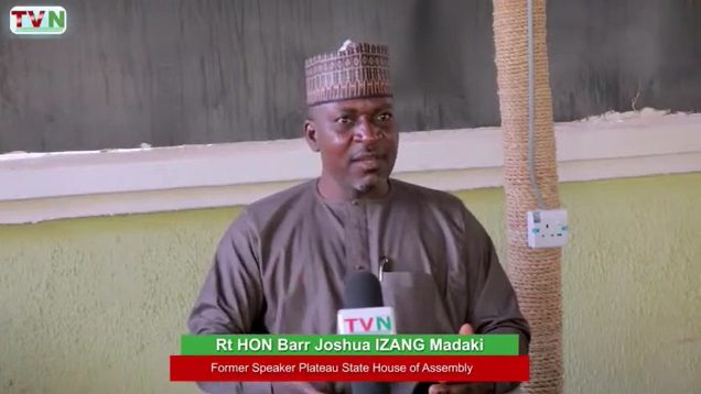 TVN EXCLUSIVE WITH RT HON JOSHUA IZANG MADAKI. Former Speaker Plateau State House of Assembly