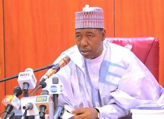 Borno Governor Orders Deployment Of 1.4 Billion Naira Of Construction Machines
