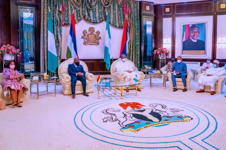 Breaking: Buhari welcomed Ghanian President H.E. Nana Akufo-Addo to Aso rock.