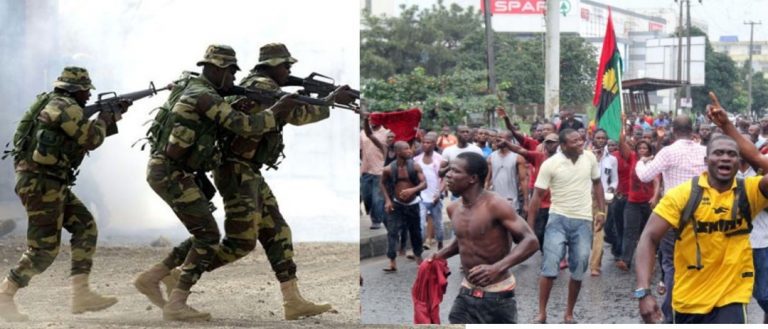 Nigerian Army joint group of government security operatives killed 11 members of Biafra/Eastern Security Network (IPOB/ESN) in Imo State