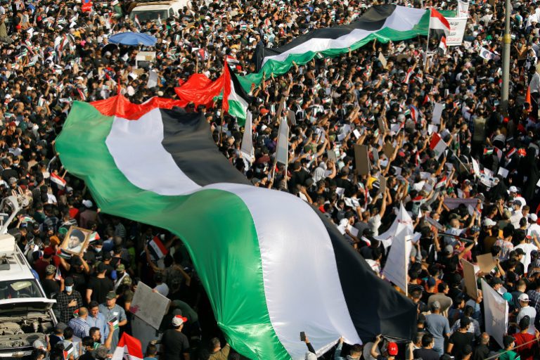 ‘It’s genocide’: Protesters slam Israel, support Palestinians