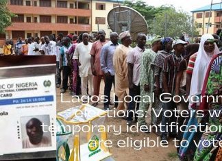 Voters with temporary identification cards are eligible to vote