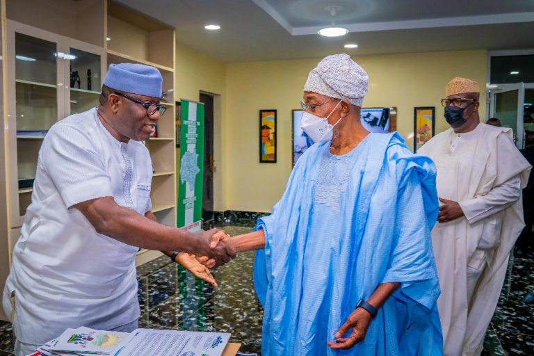 Governor Fayemi, Aregbesola, Ojudu meet in Ekiti