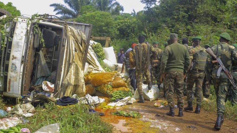 Republic of Congo, 16 hostages have been killed, in the restive east of the Democratic 