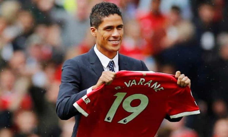Varane has signed a four-year contract with Manchester United