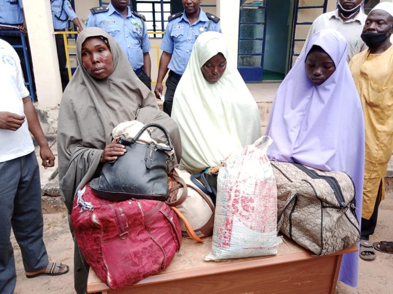 Three women arrested by Katsina police for concealing petrol in their bags for bandits