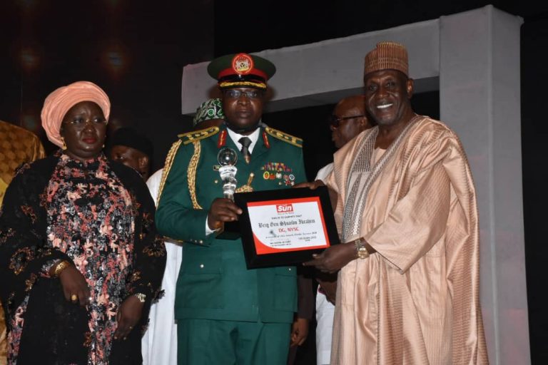 NYSC DG wins Sun Award for Public Service