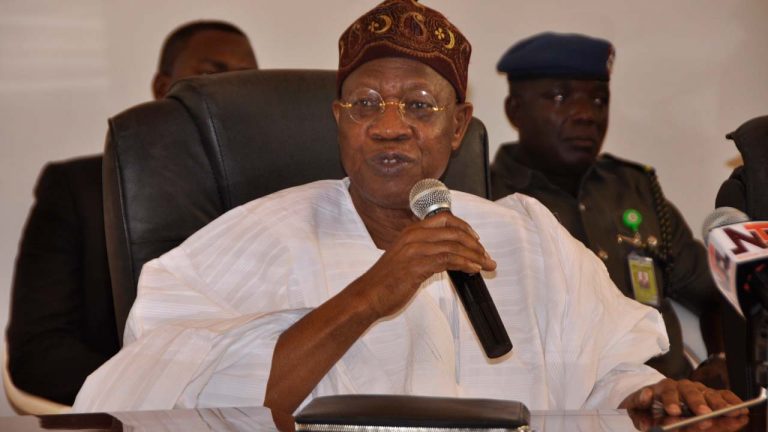 FG isn’t handling bandits with kid gloves – Lai Mohammed