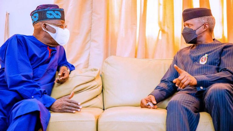 Osinbajo and Tinubu meet in Abuja