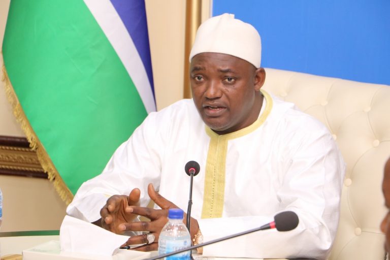 President of Gambia lays forth his plans for second mandate